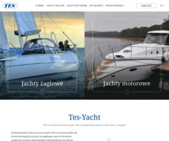 Tes-Yacht.pl(TES-YACHT TES-YACHT) Screenshot