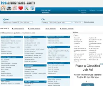 Tesannonces.com(Petites annonces gratuites) Screenshot