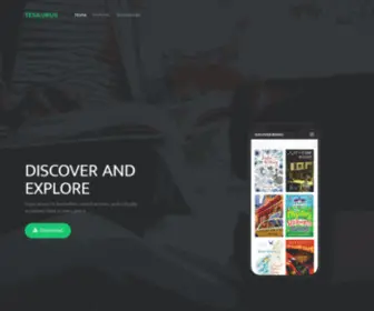 Tesaurus.tech(Discover and Explore) Screenshot