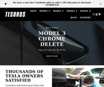 Tesbros.com(Tesla Accessories Store) Screenshot