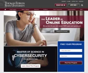 Tesc.edu(Thomas Edison State University) Screenshot