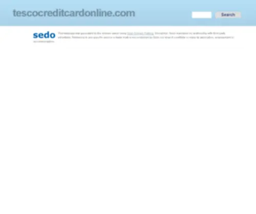 Tescocreditcardonline.com(Tescocreditcardonline) Screenshot