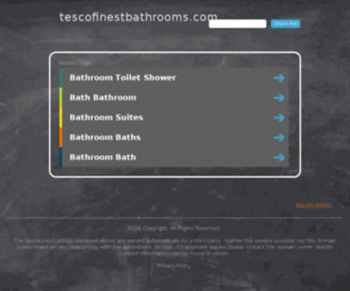 Tescofinestbathrooms.com(Bathrooms) Screenshot