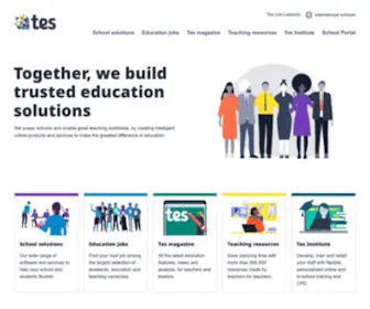 Tes.com(Tes is dedicated to supporting the world’s teachers. Our mission) Screenshot