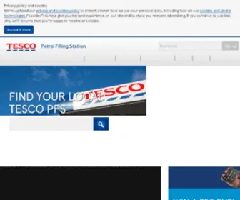 Tescopfs.com(Tesco Petrol Filling Station) Screenshot