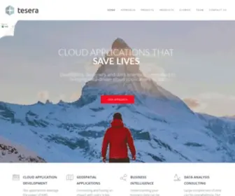 Tesera.com(Specialists in High Resolution Forest Inventory and Cloud Applications) Screenshot