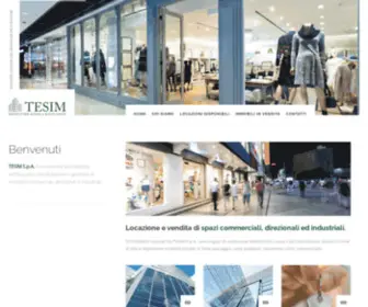 Tesim.it(Locazione e vendita di immobili commerciali) Screenshot