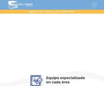 Tesisymasters.com.ar(Tesis y Másters) Screenshot