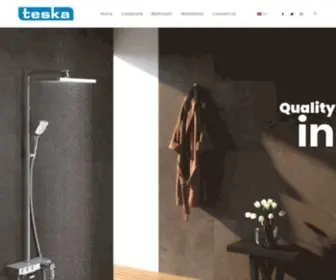 Teska.com.tr(Ankastre Banyo Bataryaları) Screenshot