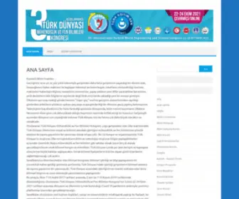Teskongre.org(Uluslararası Türk Dünyası Mühendislik ve Fen Bilimleri Kongresi) Screenshot