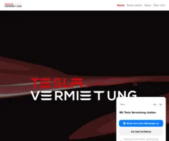 Tesla-Vermietung.ch(Tesla Vermietung Schweiz) Screenshot