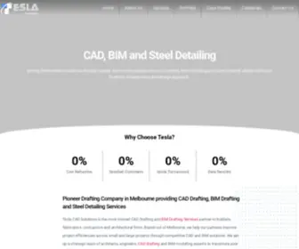 Teslacad.com.au(CAD Services Company) Screenshot