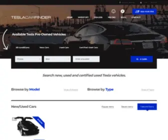 Teslacarfinder.com(Teslacarfinder) Screenshot