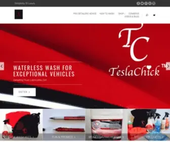 Teslachick.net(Best Car Wash For Tesla) Screenshot