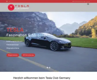 Teslaclub-Germany.de(Tesla Club Germany e.V) Screenshot