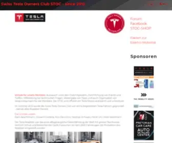 Teslaclub.ch(Swiss Tesla Owners Club STOC) Screenshot