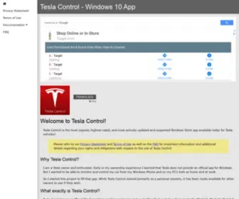 Teslacontrol.app(Tesla Control) Screenshot