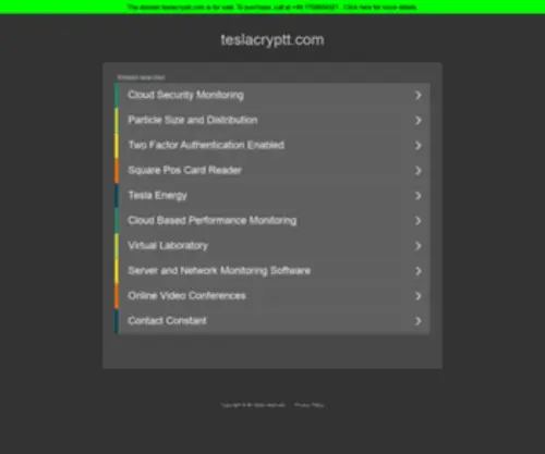 Teslacryptt.com(Teslacryptt) Screenshot