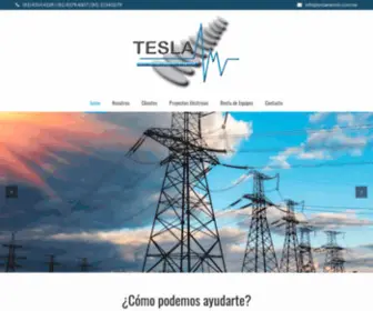 Teslaelectric.com.mx(Renta de plantas de luz en Monterrey) Screenshot