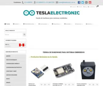 Teslaelectronic.com.pe(Tesla Electronic EIRL) Screenshot