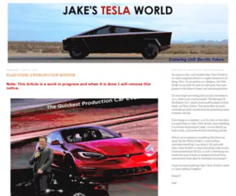 Teslamagazine.org(Home of Jake's Tesla World) Screenshot