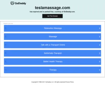 Teslamassage.com(Teslamassage) Screenshot