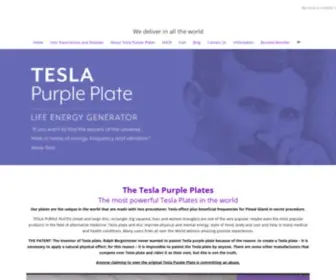 Teslapurpleplate.com(Tesla Purple Plate) Screenshot