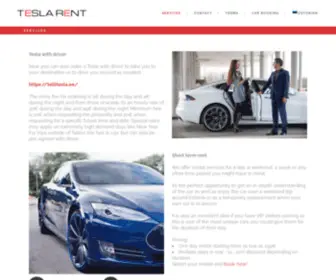 Teslarent.eu(Tesla Rent) Screenshot