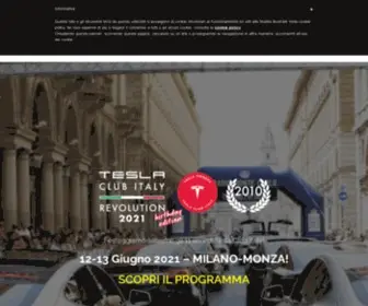 Teslarevolution.net(Tesla Club Italy Revolution 2021) Screenshot