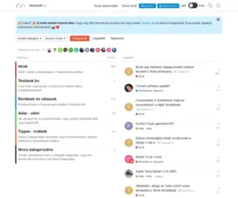 Teslasok.hu(Tesla) Screenshot