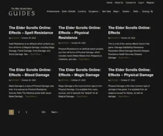 Teso-Guides.com(Your source for guides and information about The Elder Scrolls Online) Screenshot