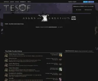Tesof.com(The Elder Scrolls Online Forum) Screenshot