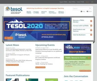Tesol.org(TESOL International Association) Screenshot