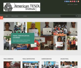 Tesol.ws(American TESOL Certification) Screenshot