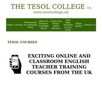 Tesolcollege.uk(TESOL Courses) Screenshot