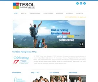 Tesolmalaysia.com(The TESOL Training Centre) Screenshot