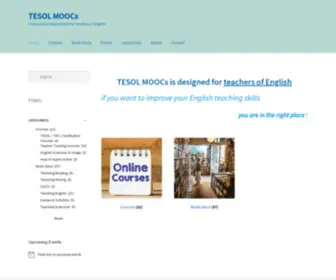 Tesolmoocs.com(TESOL MOOCs) Screenshot