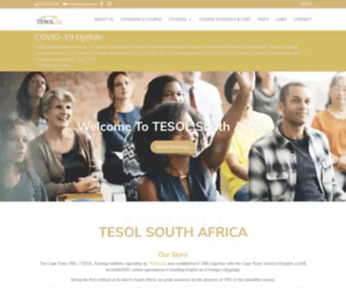 Tesolsa.co.za(TESOL South Africa) Screenshot