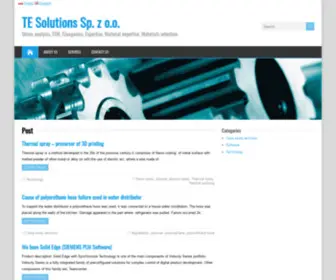 Tesolutions.pl(TE Solutions Sp) Screenshot