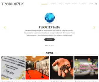 Tesoriditalianetwork.it(Tesori d'Italia Network) Screenshot