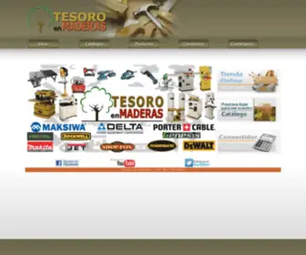 Tesoroenmaderas.com(Tesoro en maderas) Screenshot