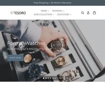 Tesoroluxury.com(Tesoro) Screenshot