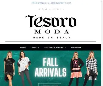 Tesoromoda.com(Tesoro Moda) Screenshot