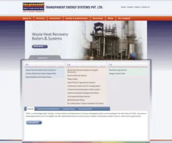 Tespl.com(Waste Heat Recovery Boiler (WHRB) Manufacturers in India) Screenshot