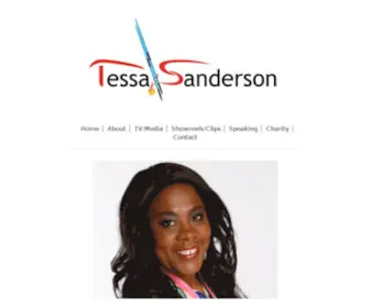 Tessa.co.uk(Tessa Sanderson CBE) Screenshot