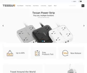 Tessan.com(Focus on Travel Adapter and Power Strip) Screenshot