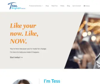 Tessbrighamcoaching.com(Tess Brigham) Screenshot