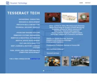 Tesseract-Tech.com(Tesseract Technology) Screenshot