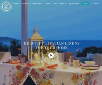 Tessituratoscanatelerie.it(La Biancheria per la Casa tutta Italiana) Screenshot