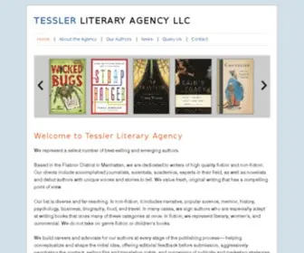 Tessleragency.com(Tessler Literary Agency) Screenshot